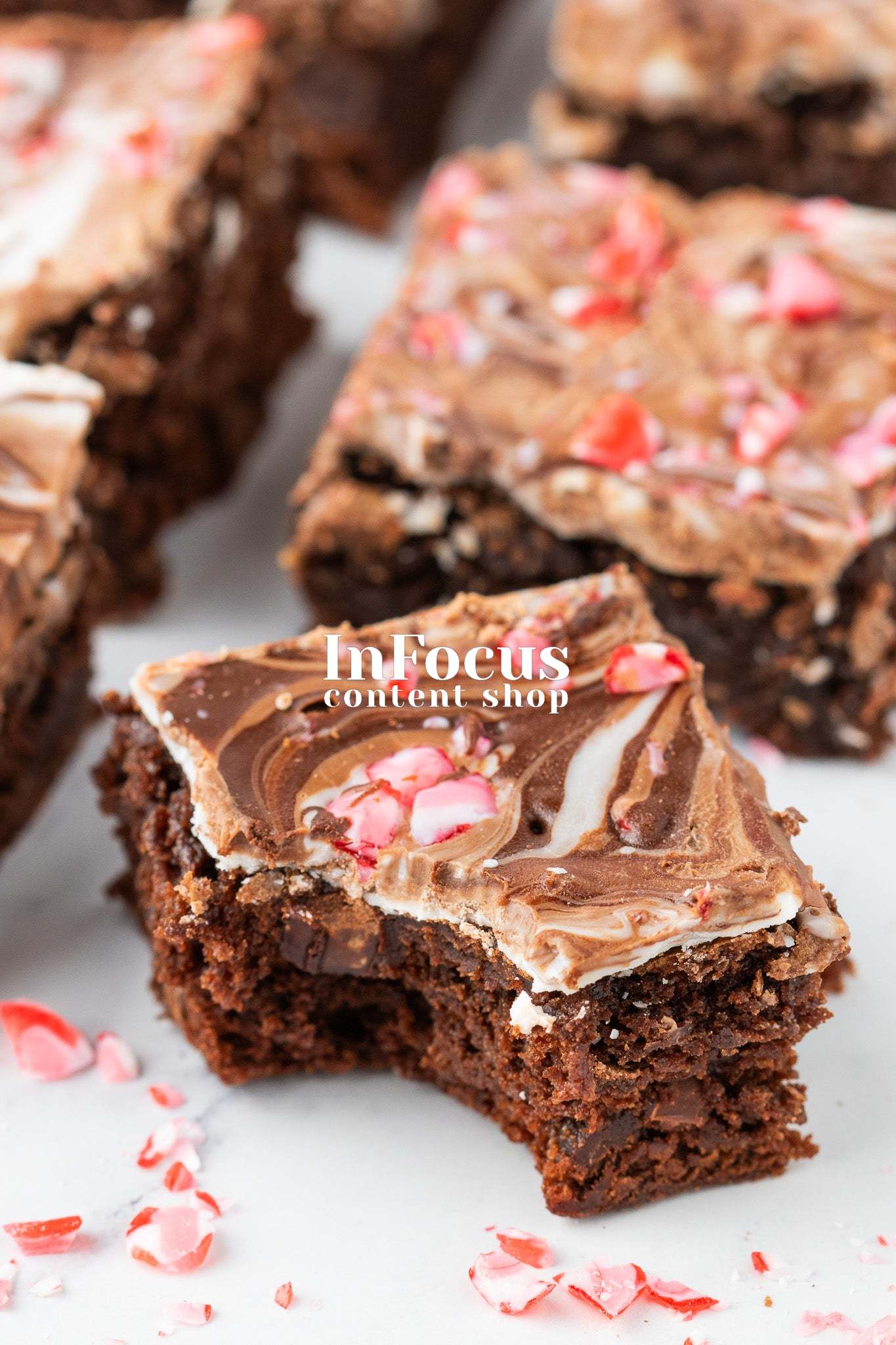 Peppermint Bark Brownies- Exclusive