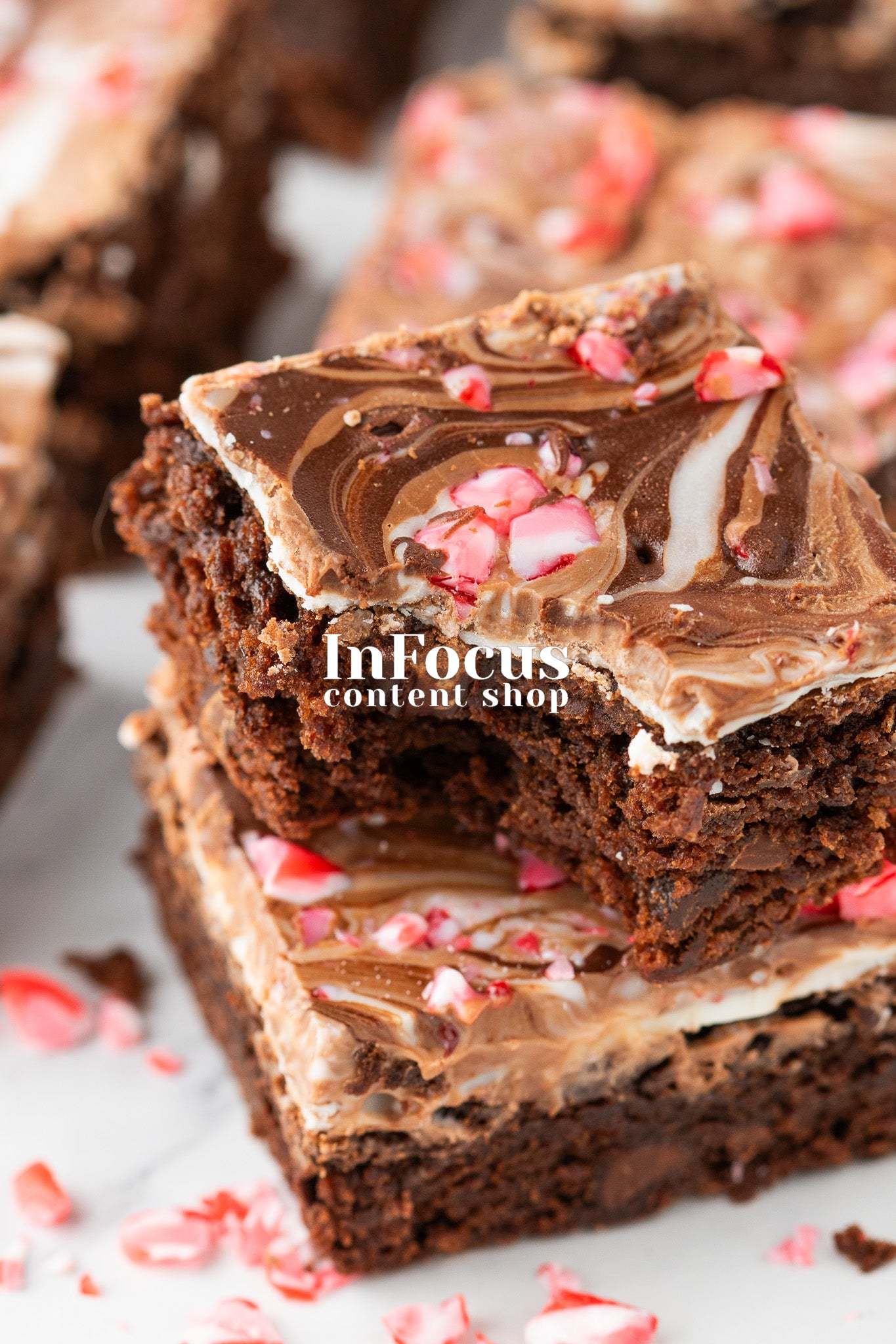 Peppermint Bark Brownies- Exclusive