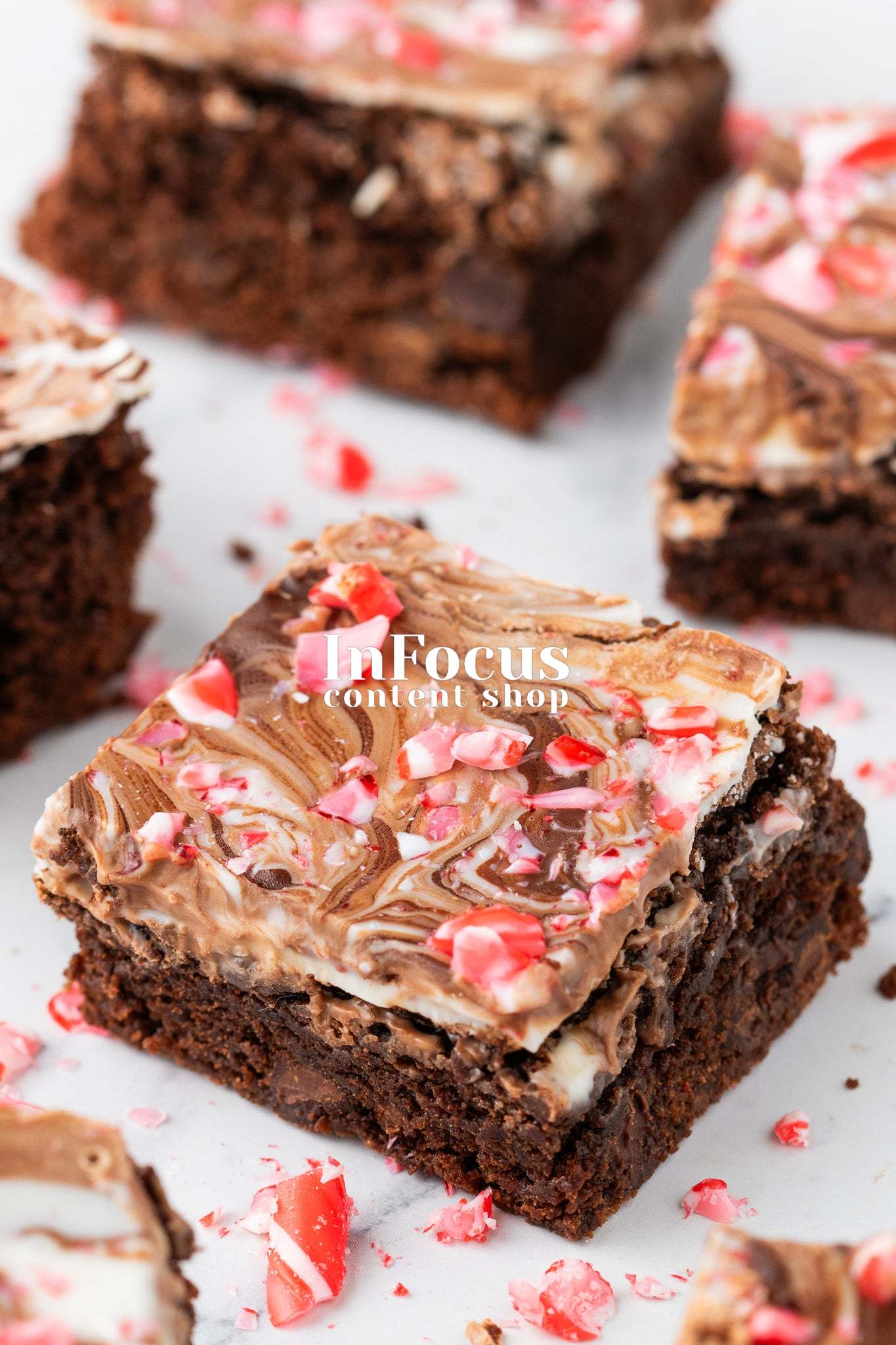 Peppermint Bark Brownies- Exclusive