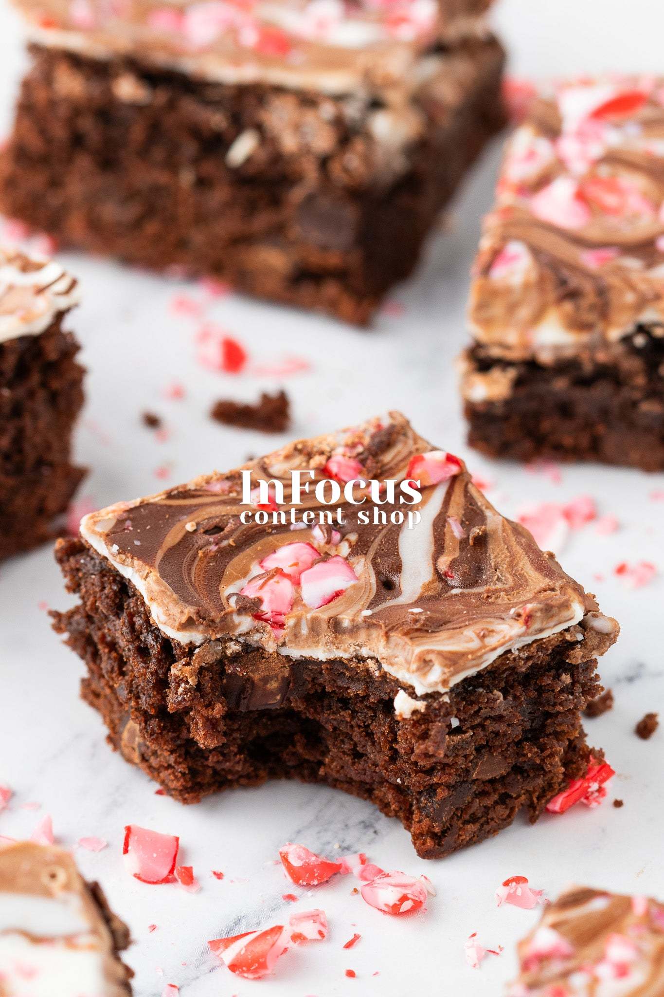 Peppermint Bark Brownies- Exclusive