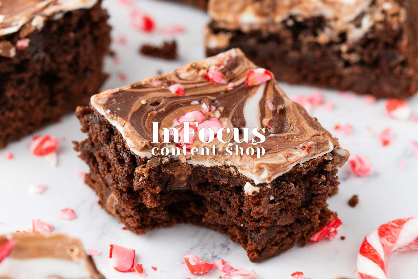 Peppermint Bark Brownies- Exclusive