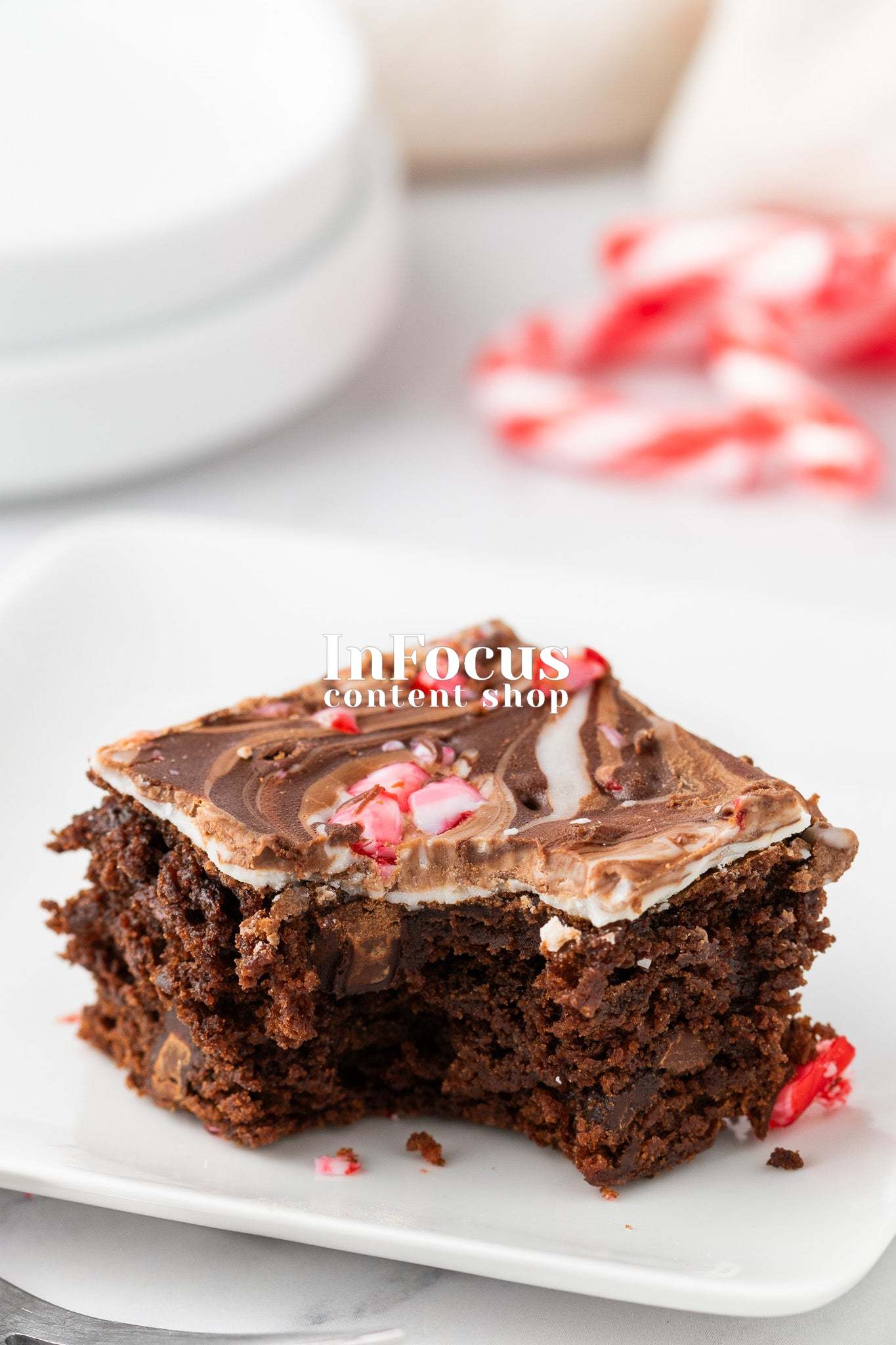 Peppermint Bark Brownies- Exclusive