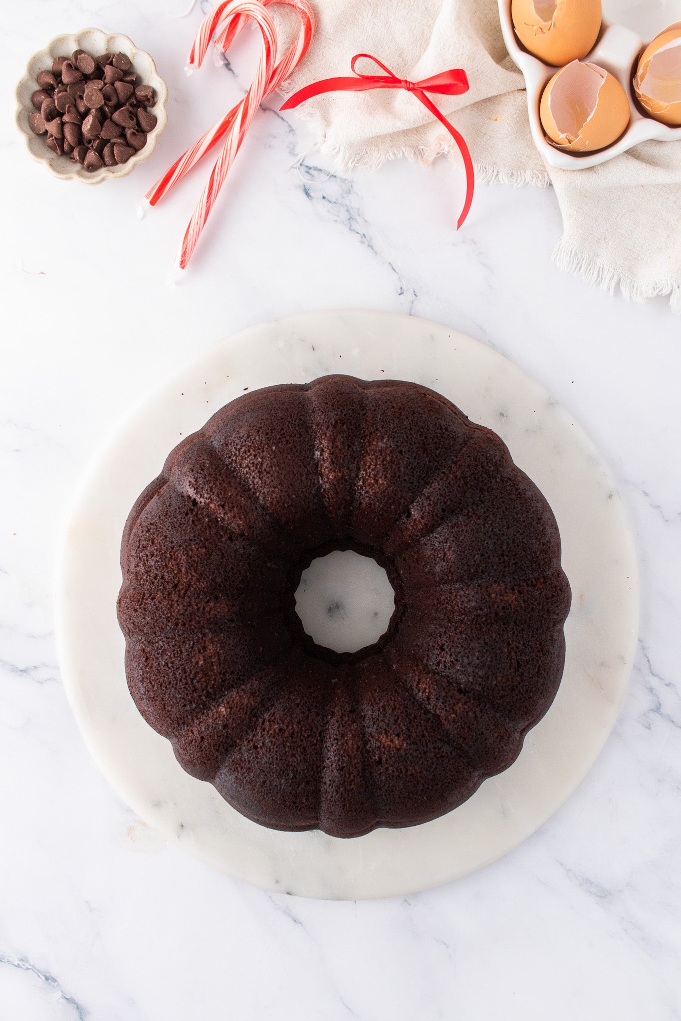 Chocolate Peppermint Bundt Cake- Exclusive
