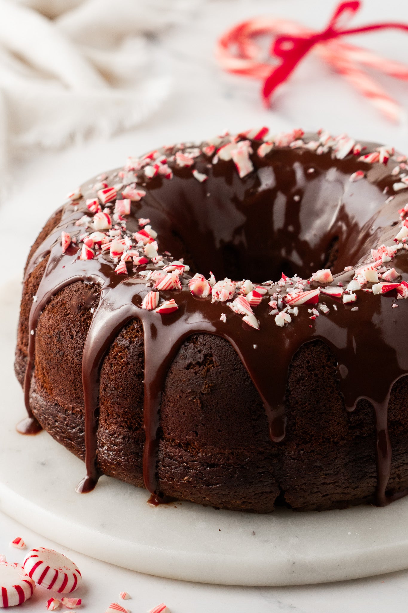 Chocolate Peppermint Bundt Cake- Exclusive