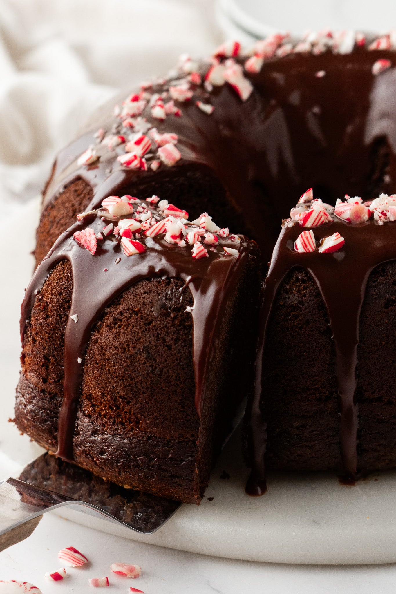 Chocolate Peppermint Bundt Cake- Exclusive