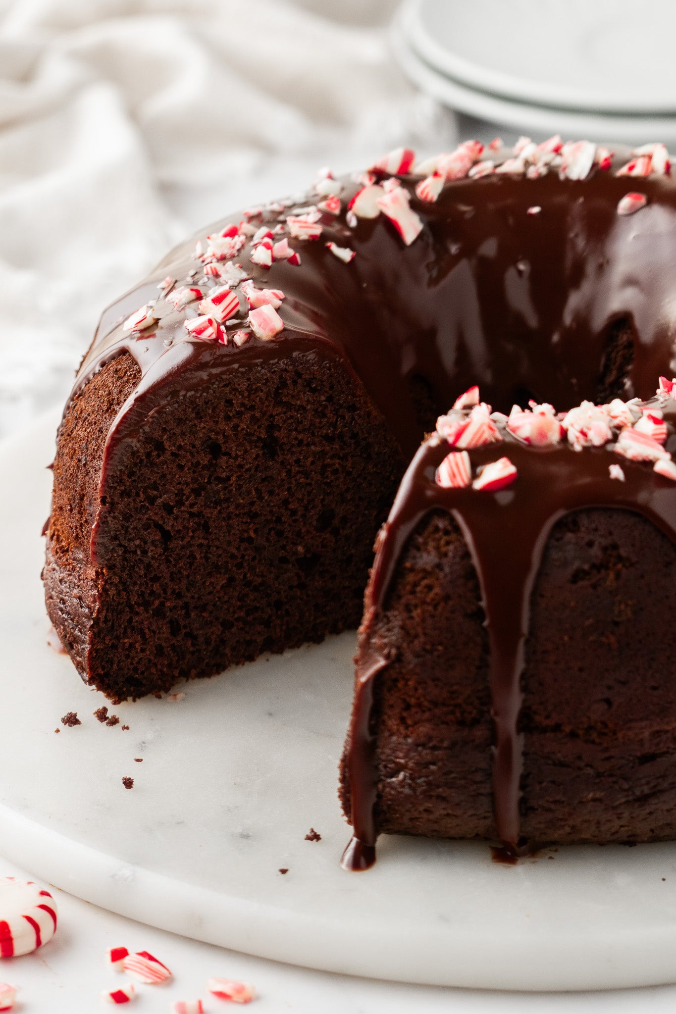 Chocolate Peppermint Bundt Cake- Exclusive