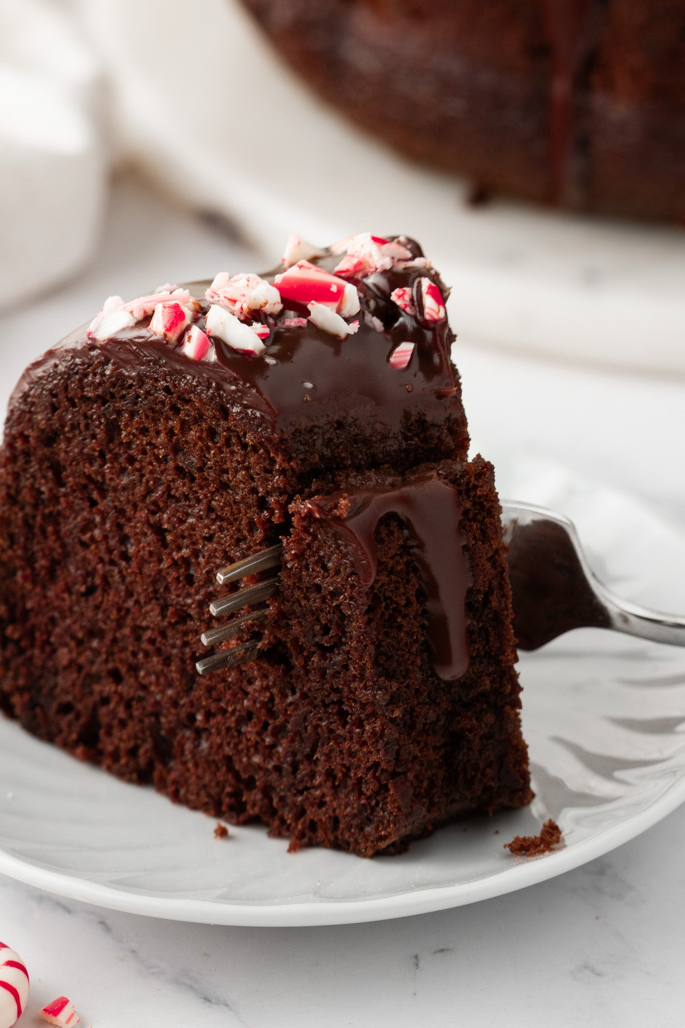 Chocolate Peppermint Bundt Cake- Exclusive