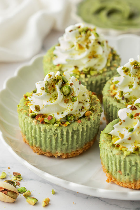 Mini Pistachio Cheesecakes- Exclusive