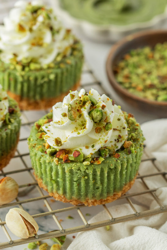 Mini Pistachio Cheesecakes- Exclusive