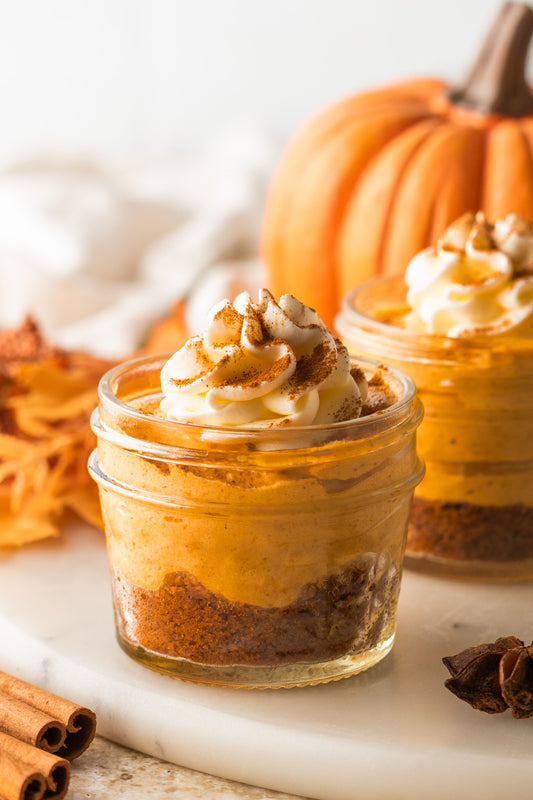 No-Bake Pumpkin Pie Jars- Exclusive