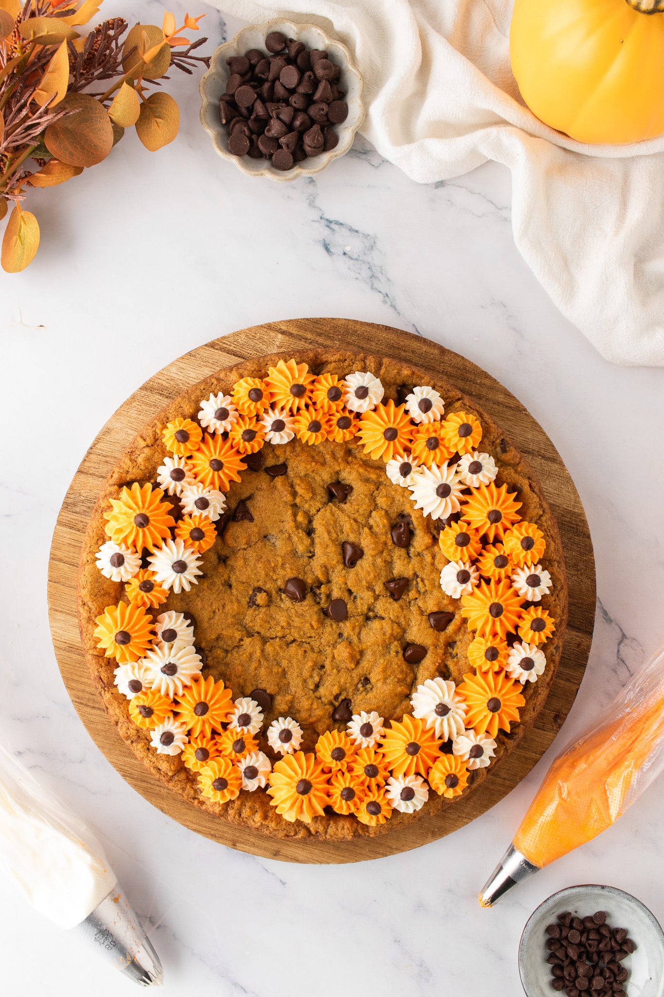 Pumpkin Chocolate Chip Cookie Cake- Exclusive