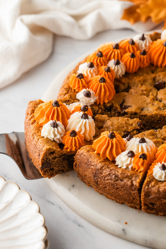 Pumpkin Chocolate Chip Cookie Cake- Exclusive