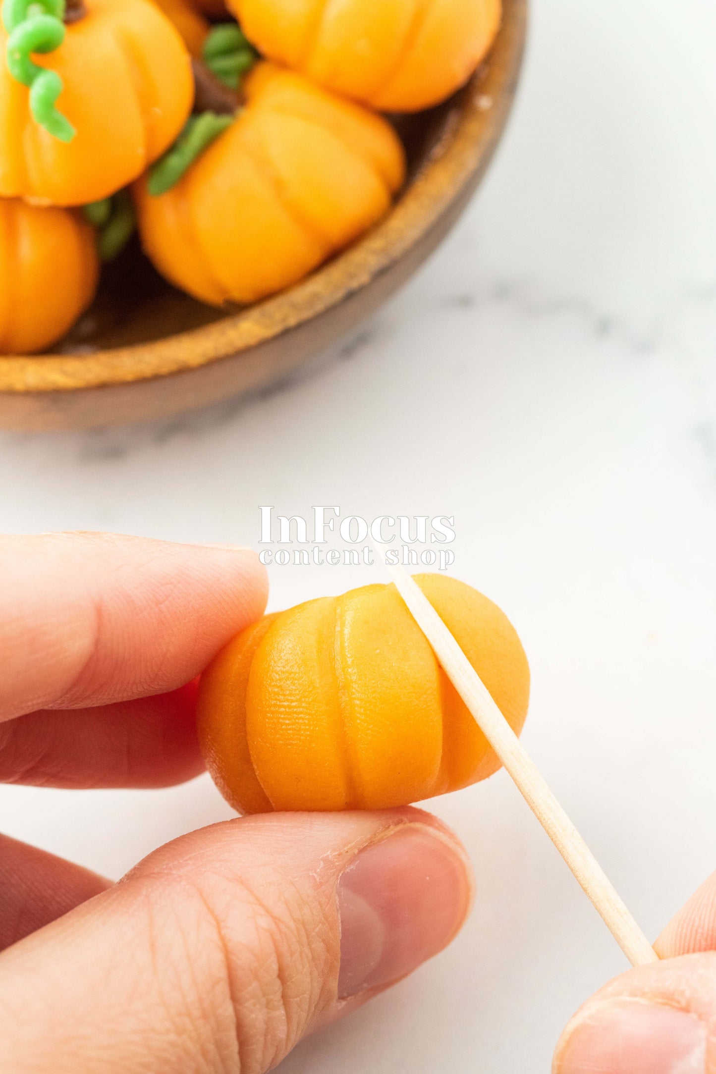 Pumpkin Cupcakes + Marzipan Pumpkins- Exclusive Bundle