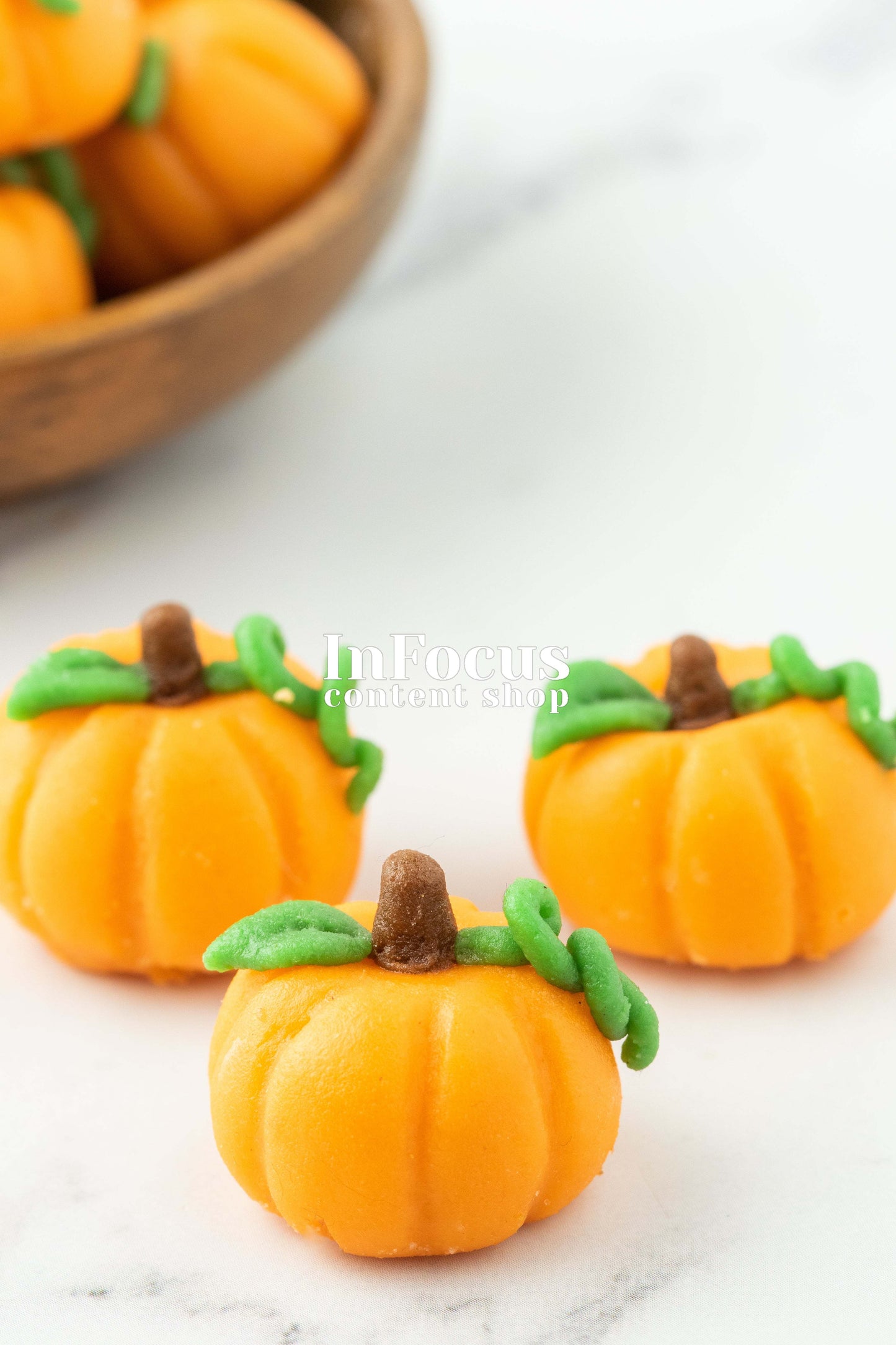 Pumpkin Cupcakes + Marzipan Pumpkins- Exclusive Bundle