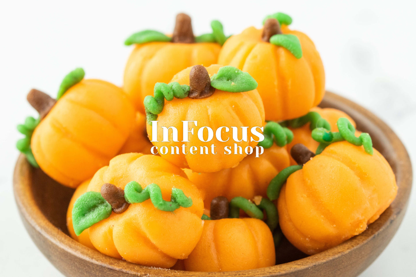 Pumpkin Cupcakes + Marzipan Pumpkins- Exclusive Bundle