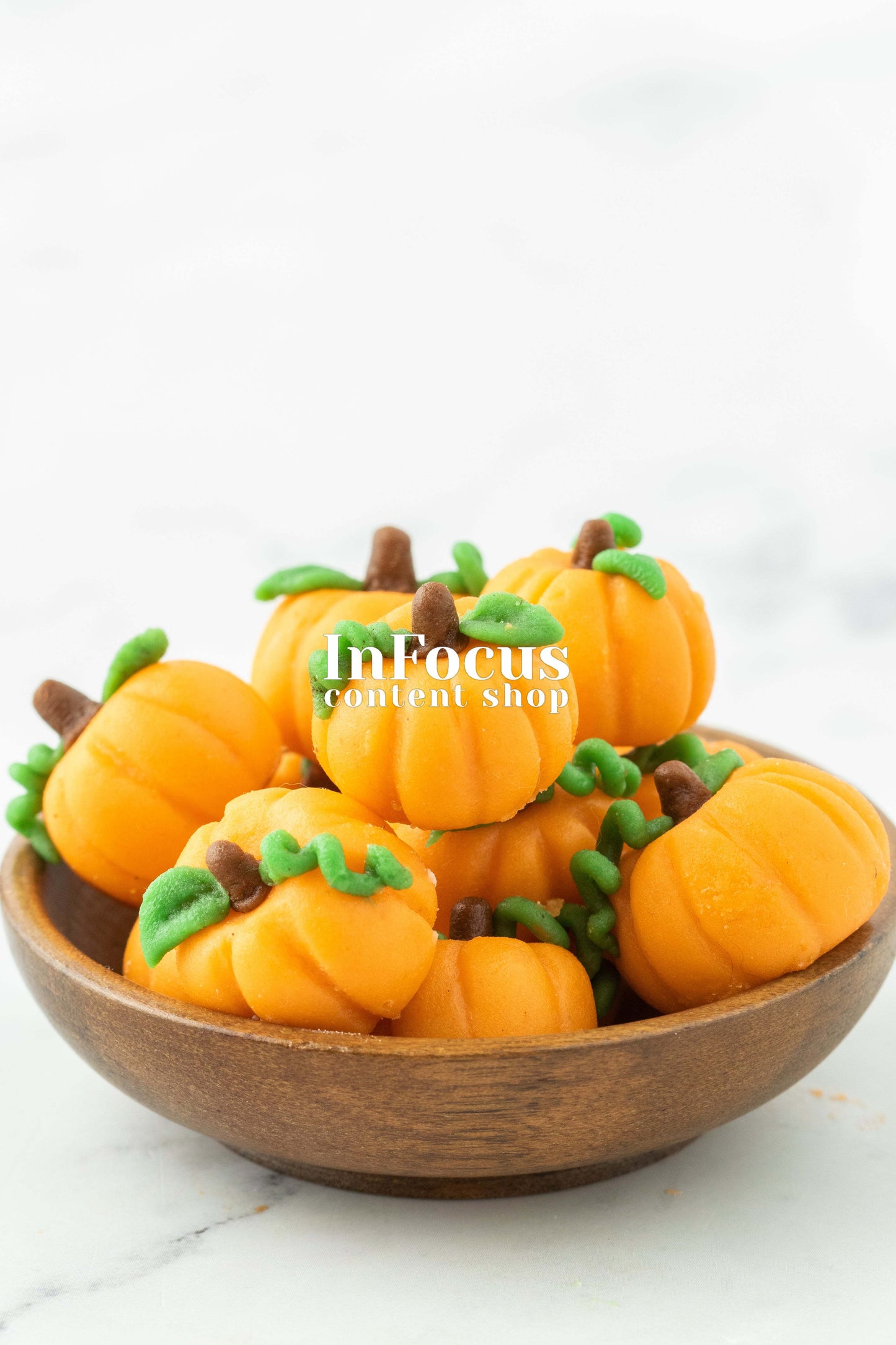 Pumpkin Cupcakes + Marzipan Pumpkins- Exclusive Bundle