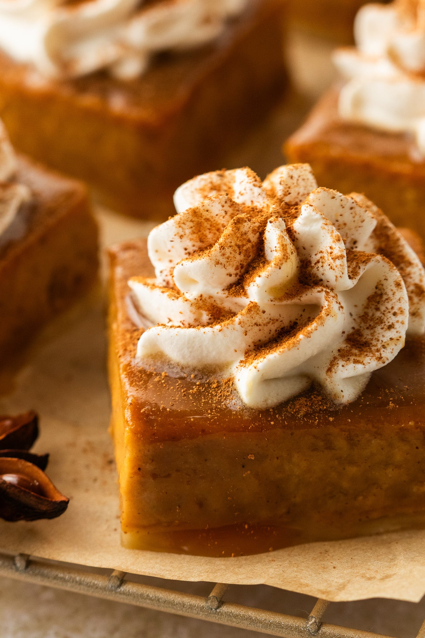 Caramel Pumpkin Pie Bars- Exclusive