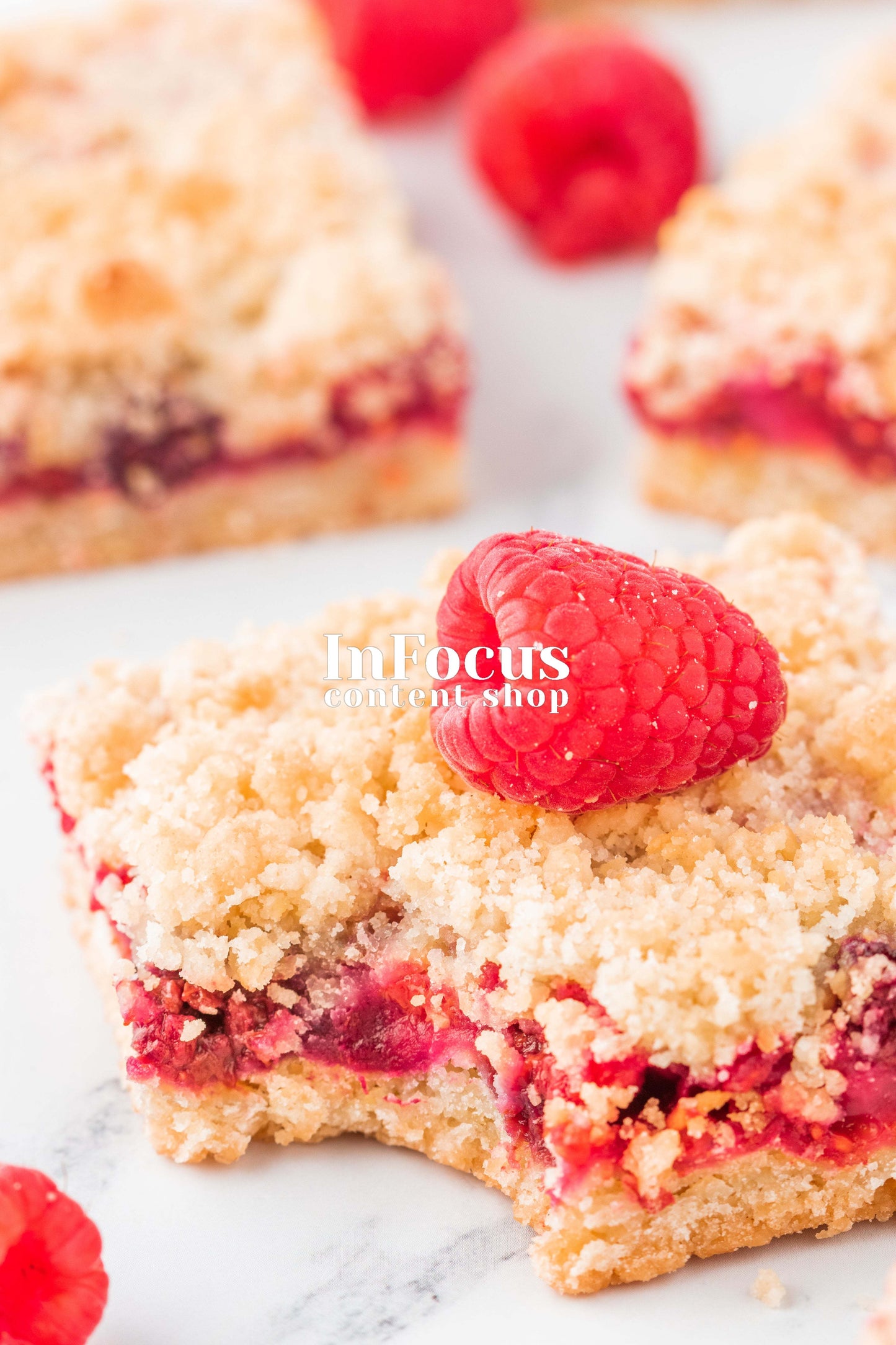 Raspberry Crumble Bars- Exclusive