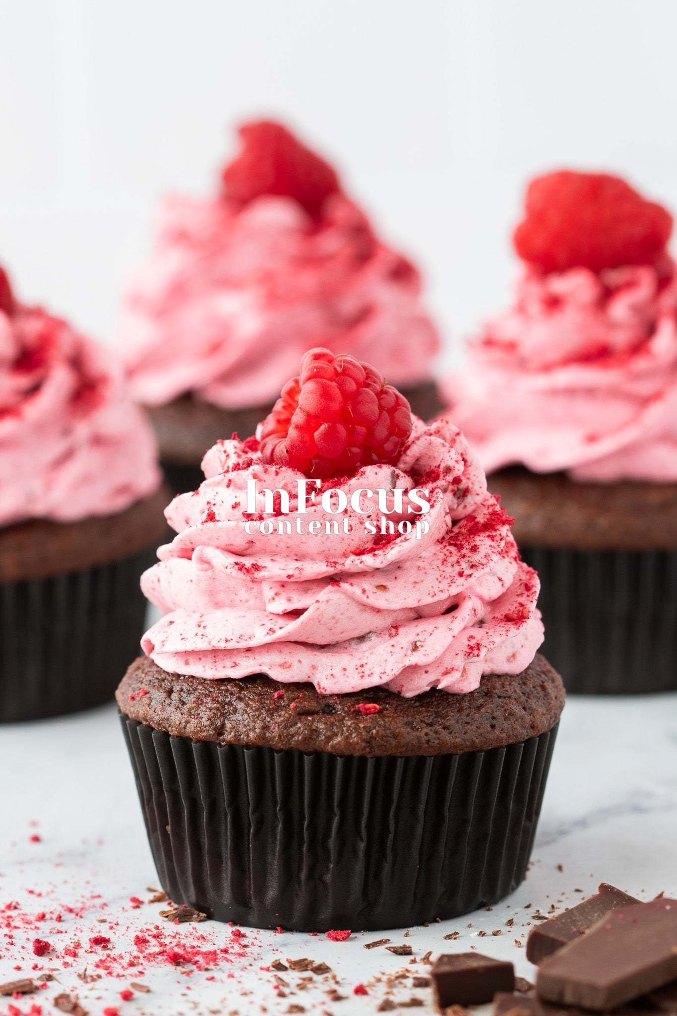 Chocolate Raspberry Cupcakes- Exclusive