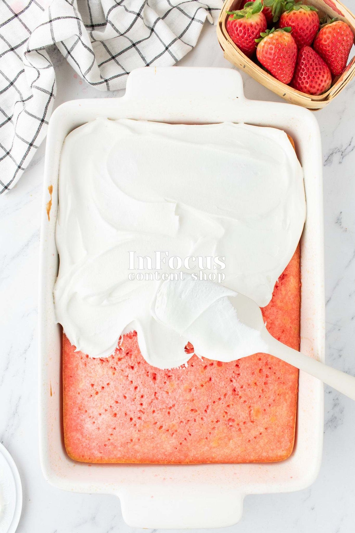 Strawberry Poke Cake- Exclusive