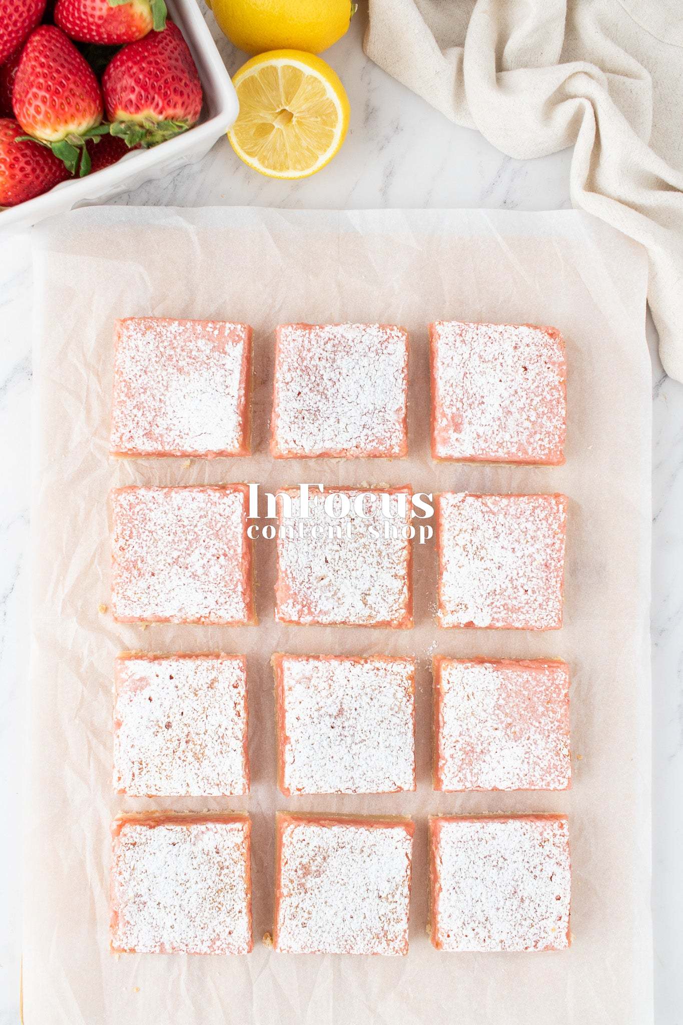 Strawberry Lemonade Bars- Exclusive