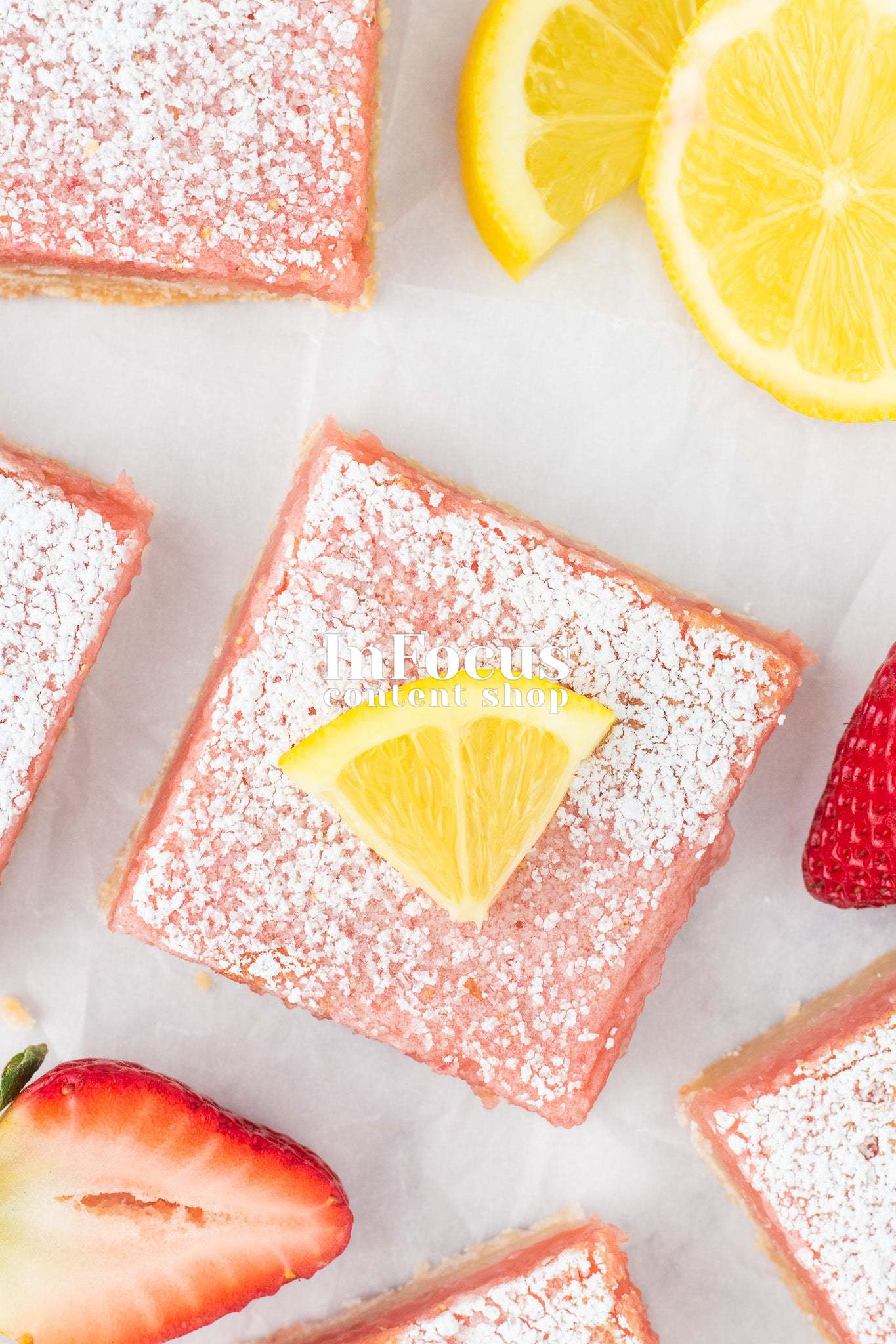 Strawberry Lemonade Bars- Exclusive