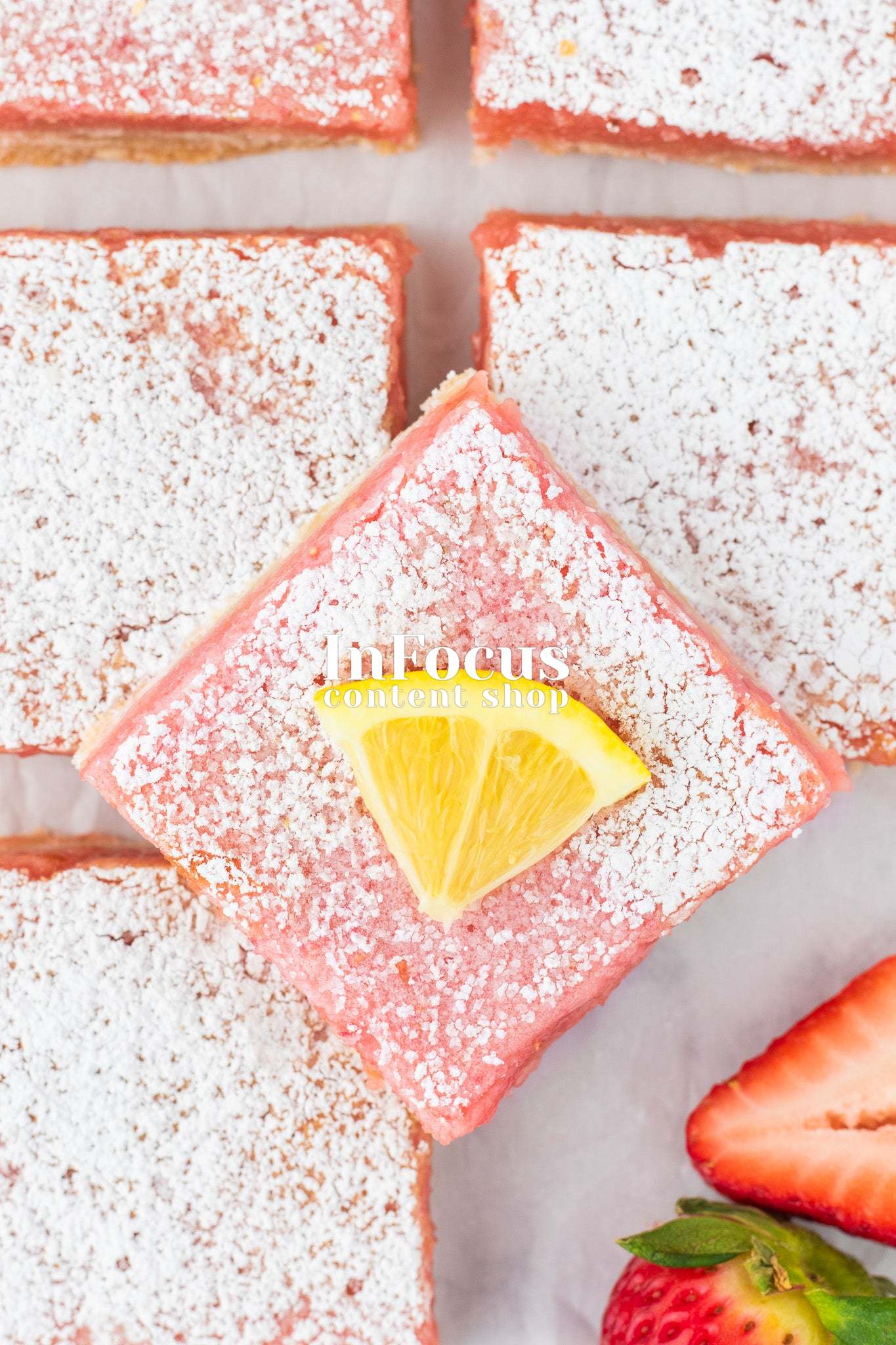 Strawberry Lemonade Bars- Exclusive