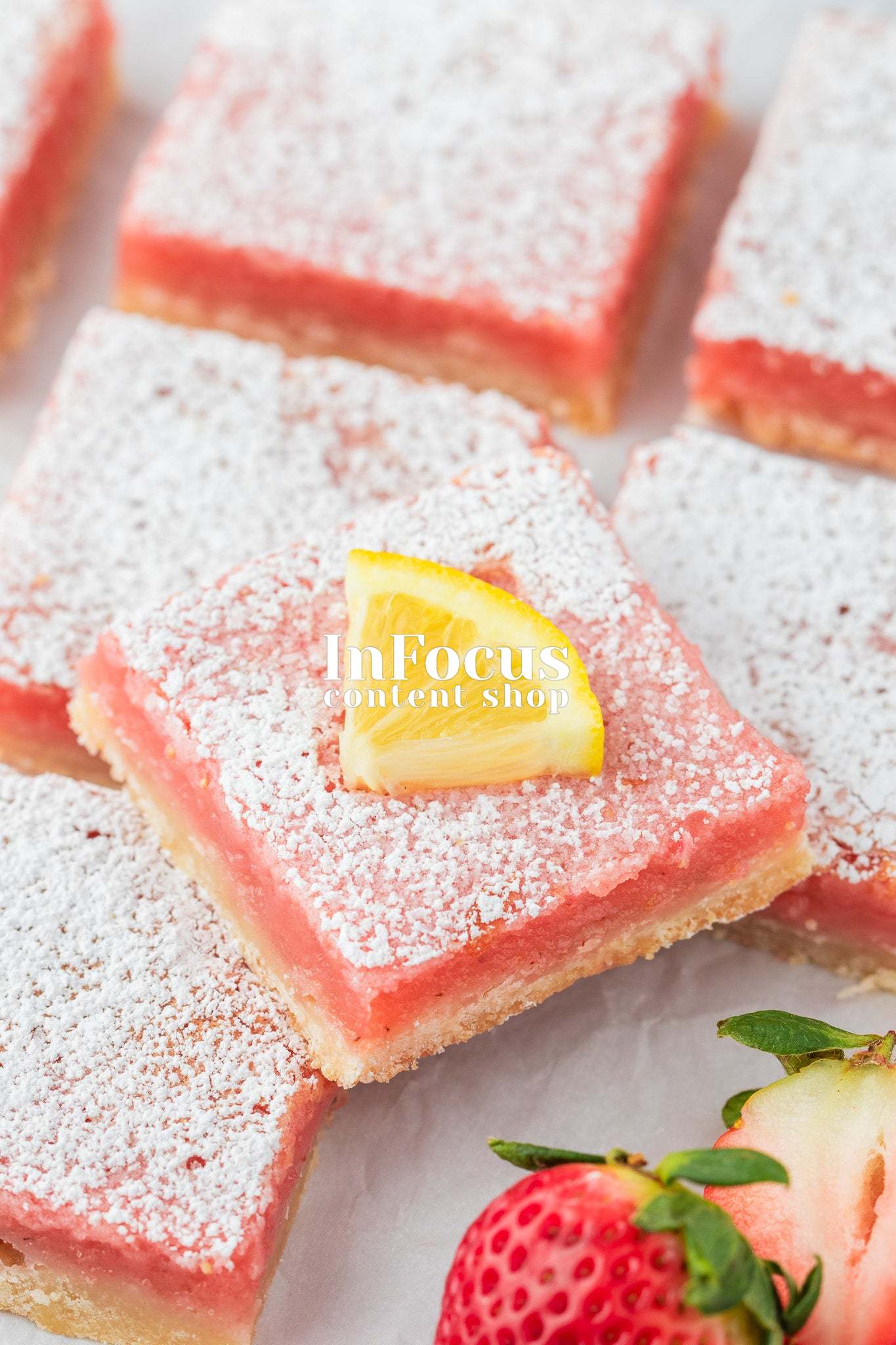 Strawberry Lemonade Bars- Exclusive
