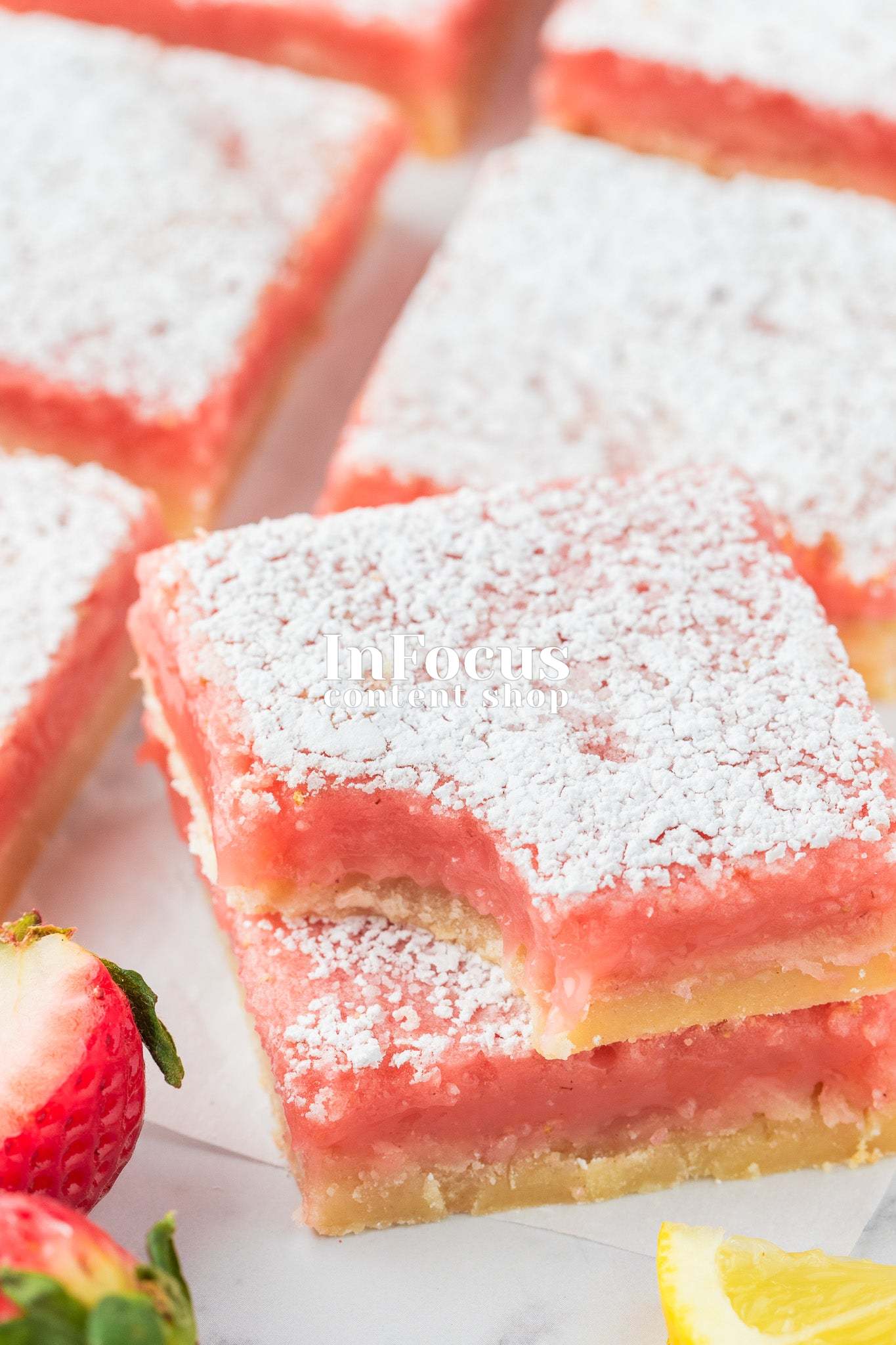 Strawberry Lemonade Bars- Exclusive