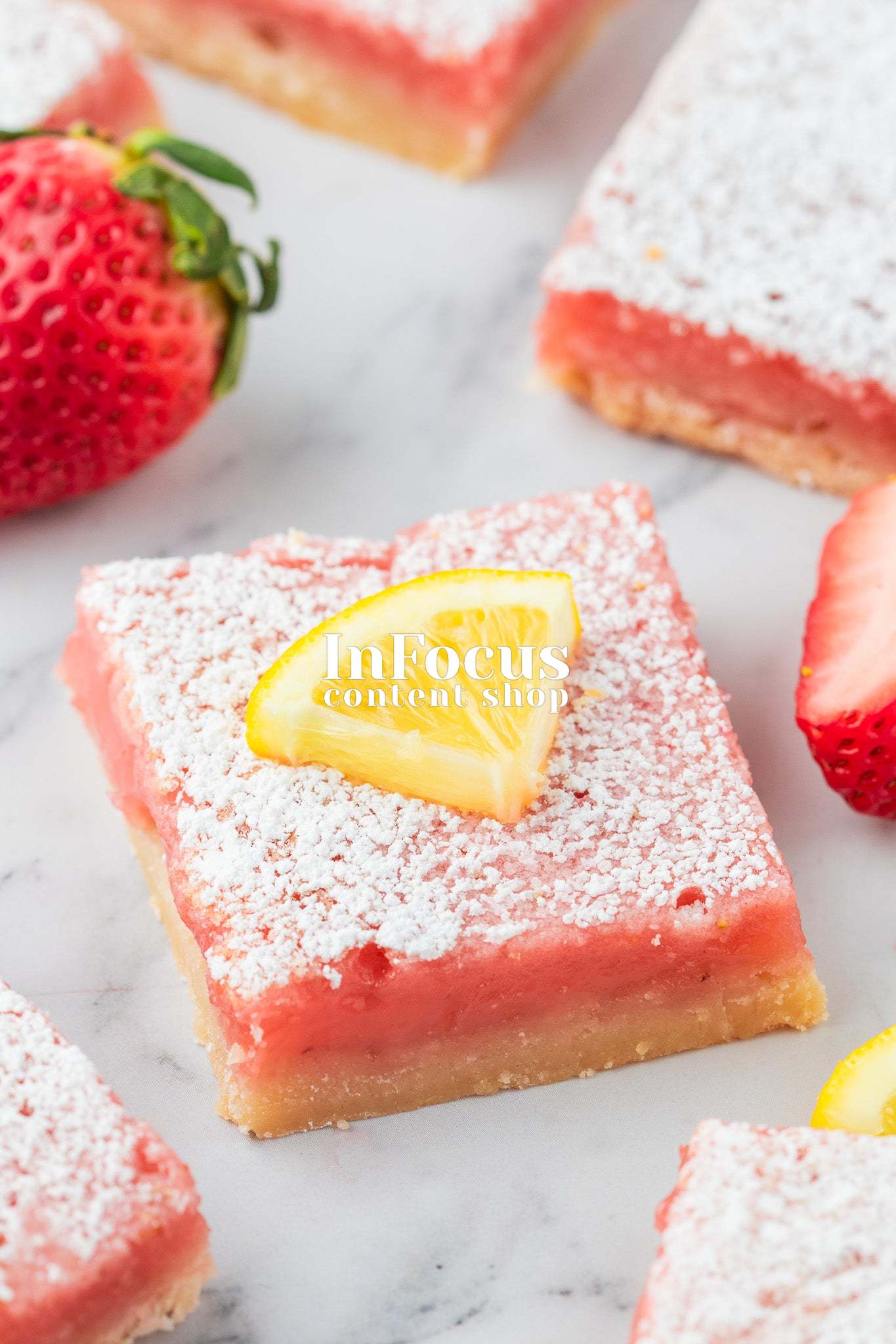 Strawberry Lemonade Bars- Exclusive