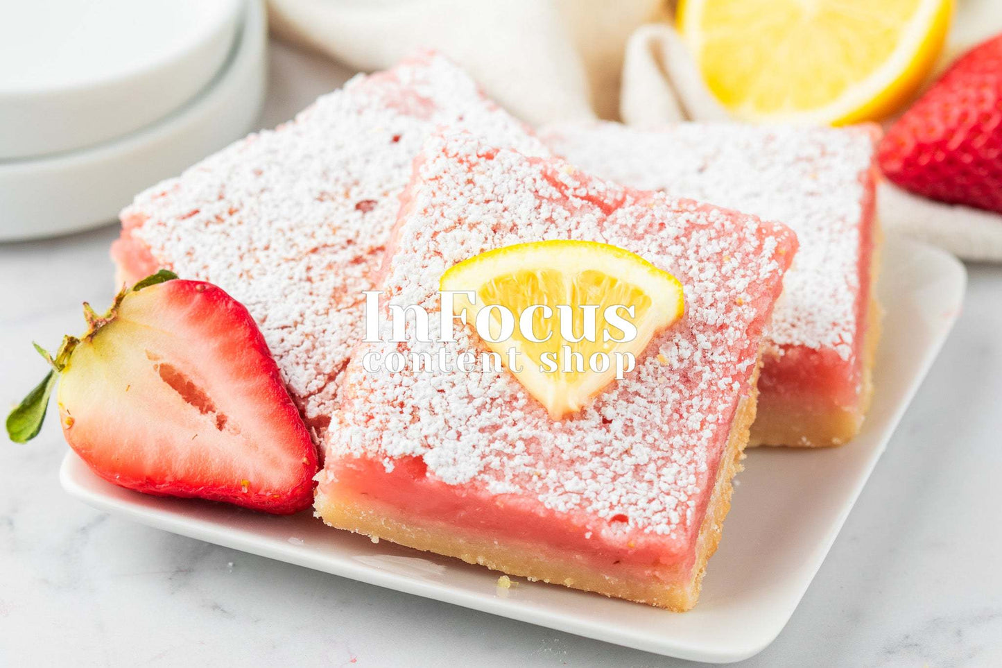 Strawberry Lemonade Bars- Exclusive