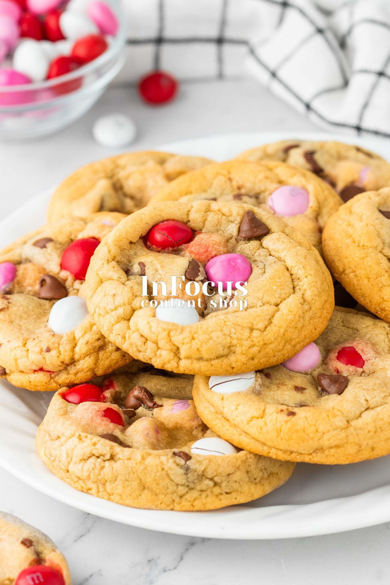 Valentines M&M Cookies- Exclusive