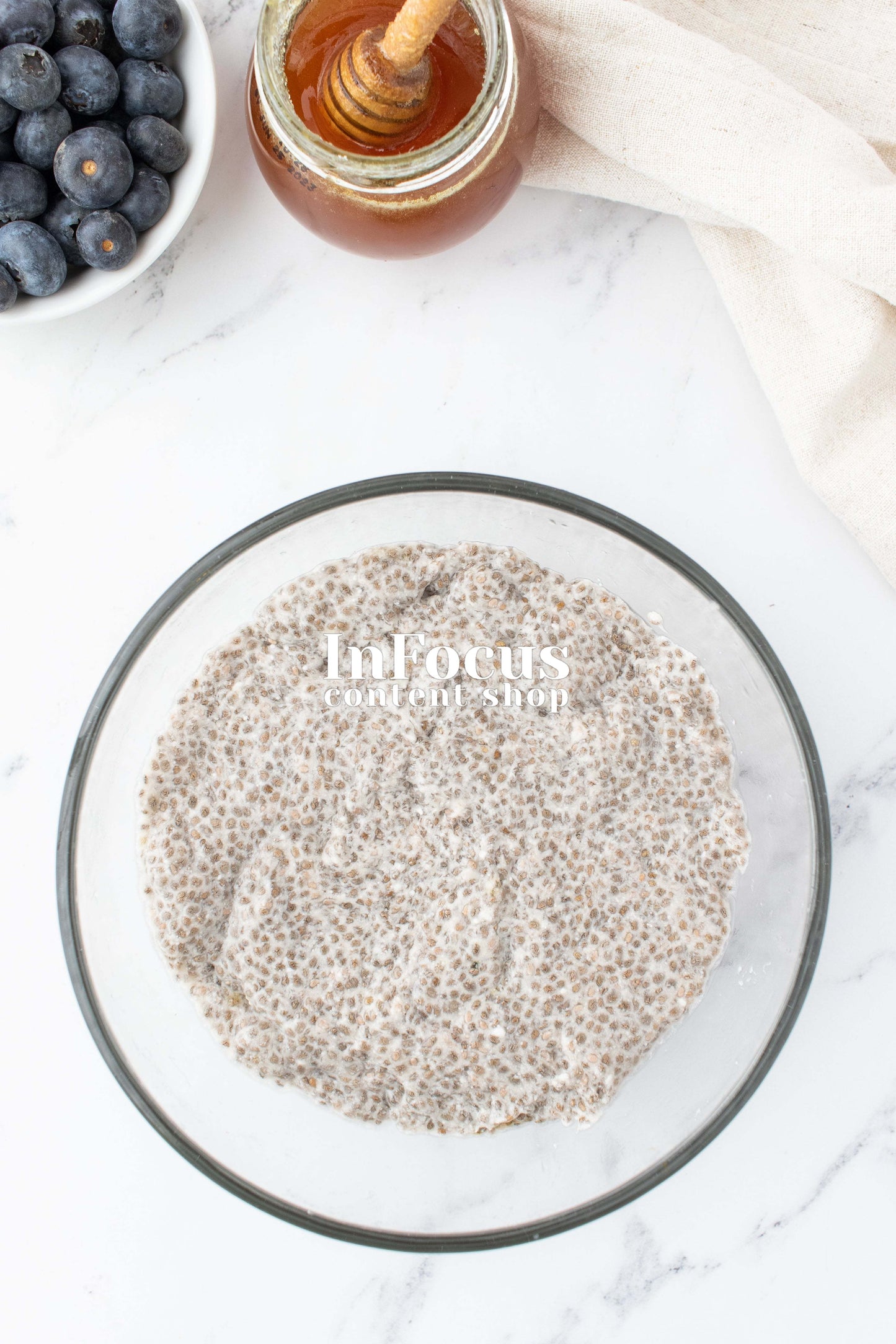 Blueberry Chia Seed Pudding (vegan)- Exclusive