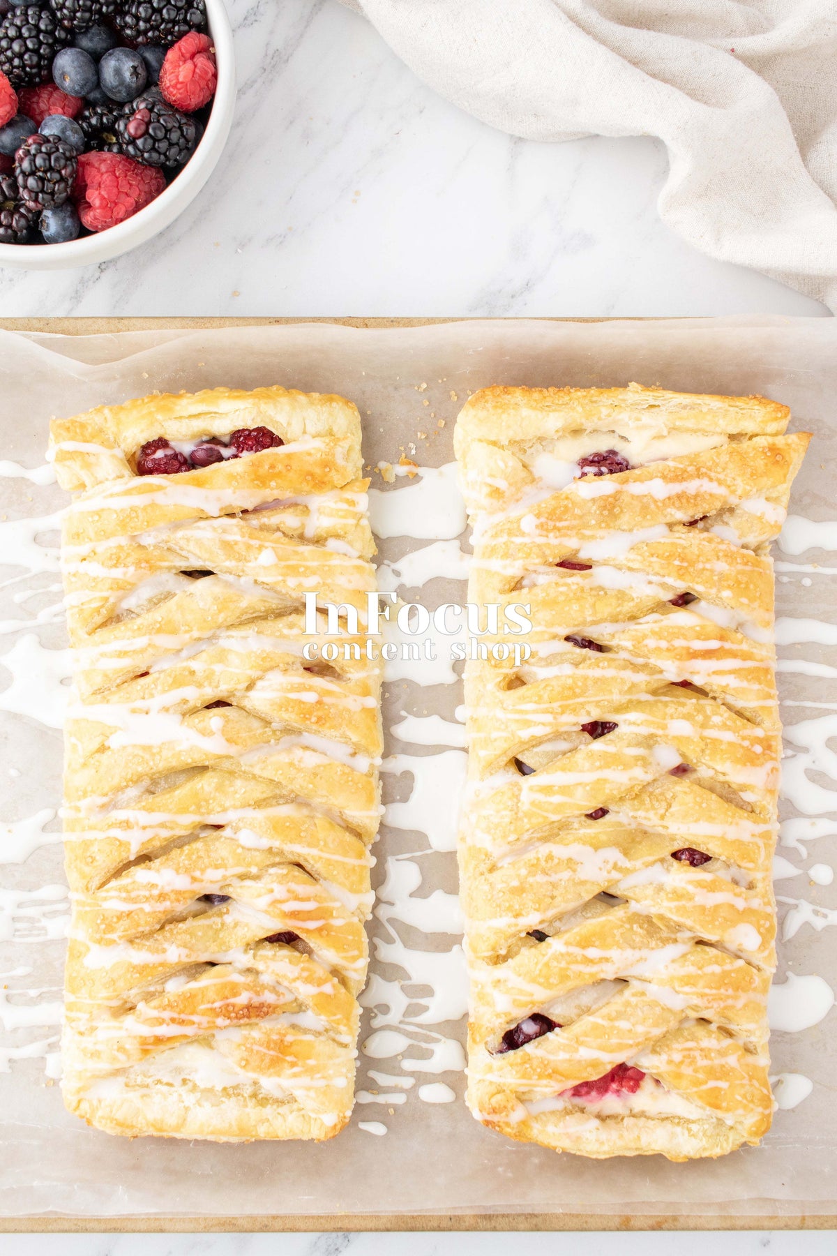 Summer Berry Braided Danish- Exclusive