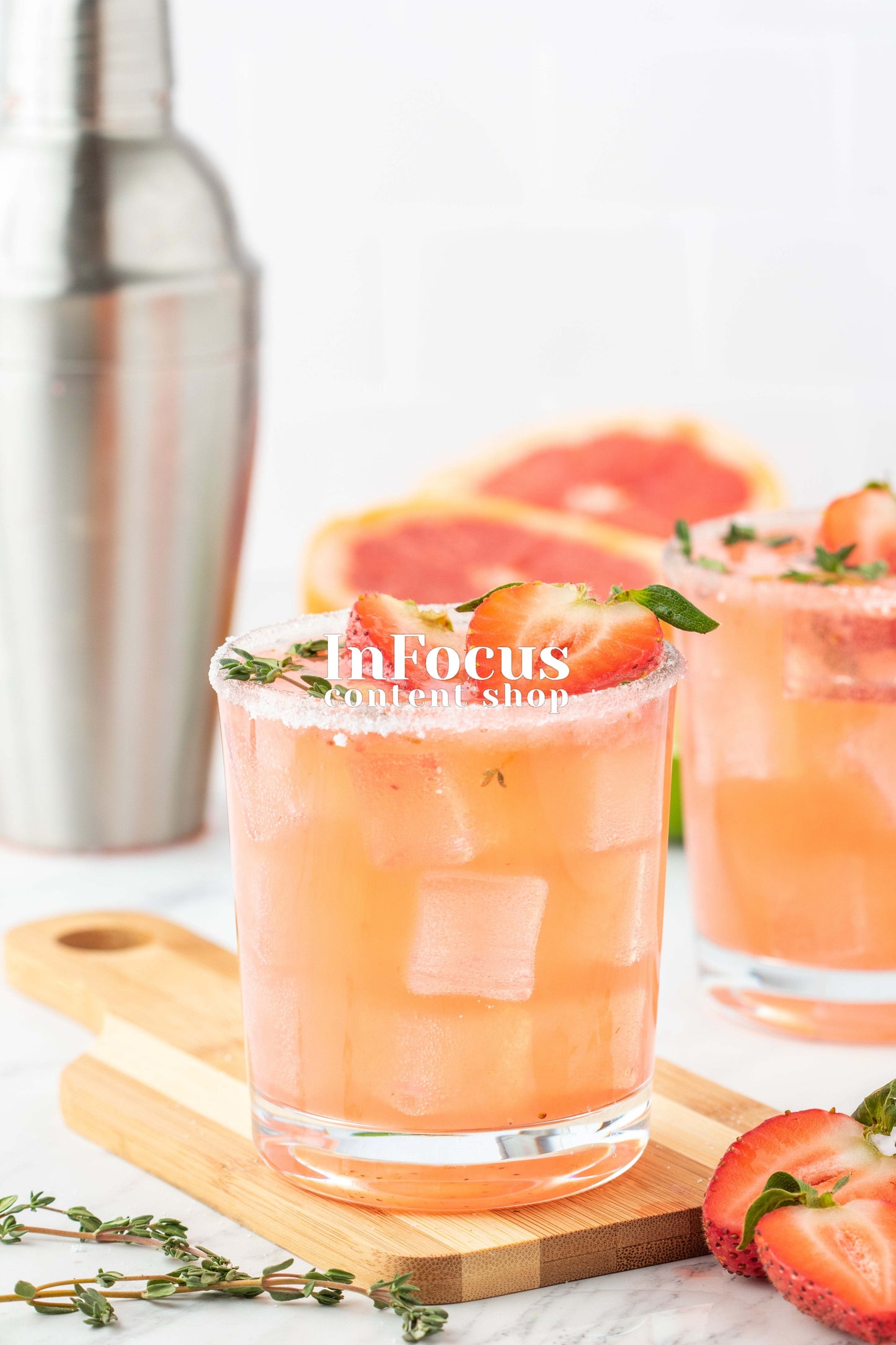 Strawberry Grapefruit Paloma- Exclusive