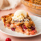 Apple Cranberry Crumble Pie- Exclusive