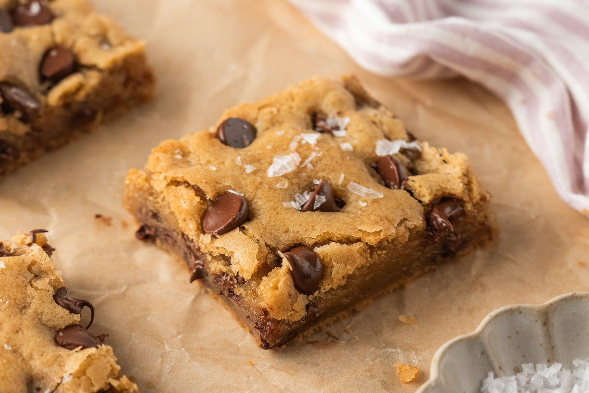 Brown Butter Chocolate Chip Cookie Bars- Exclusive