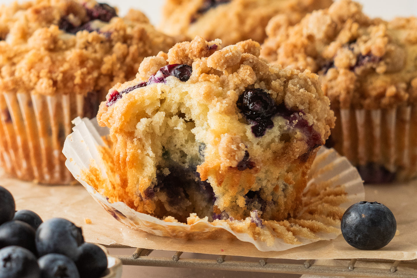 Blueberry Streusel Muffins- Exclusive