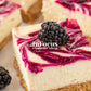 Blackberry Swirl Cheesecake Bars- Exclusive