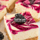 Blackberry Swirl Cheesecake Bars- Exclusive