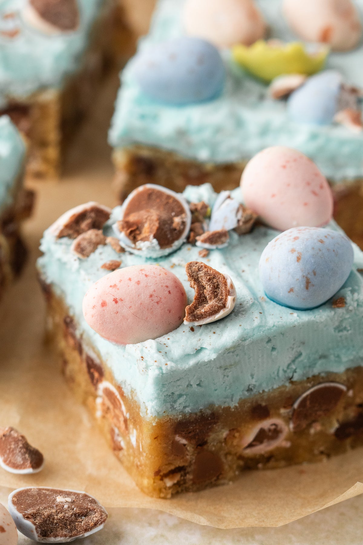 Cadbury Egg Cookie Bars- Exclusive