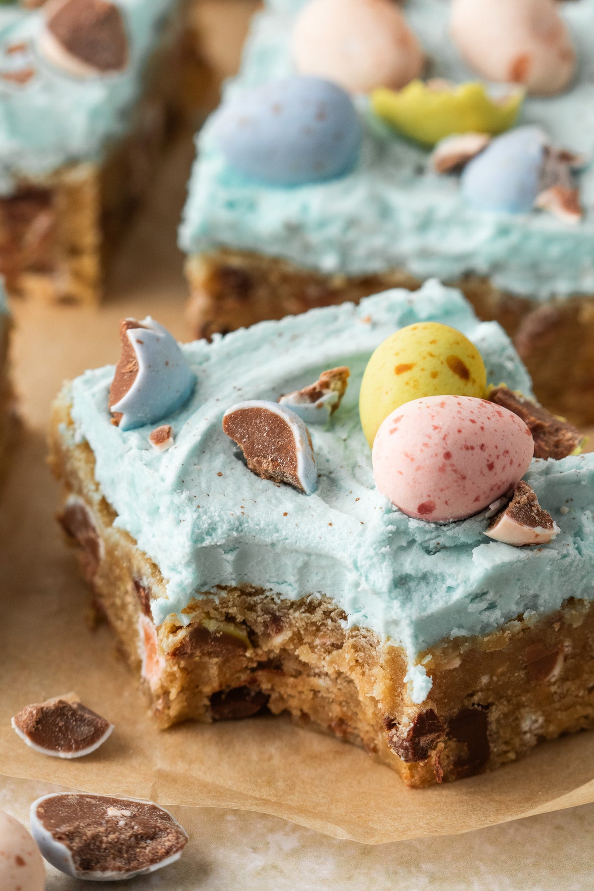 Cadbury Egg Cookie Bars- Exclusive
