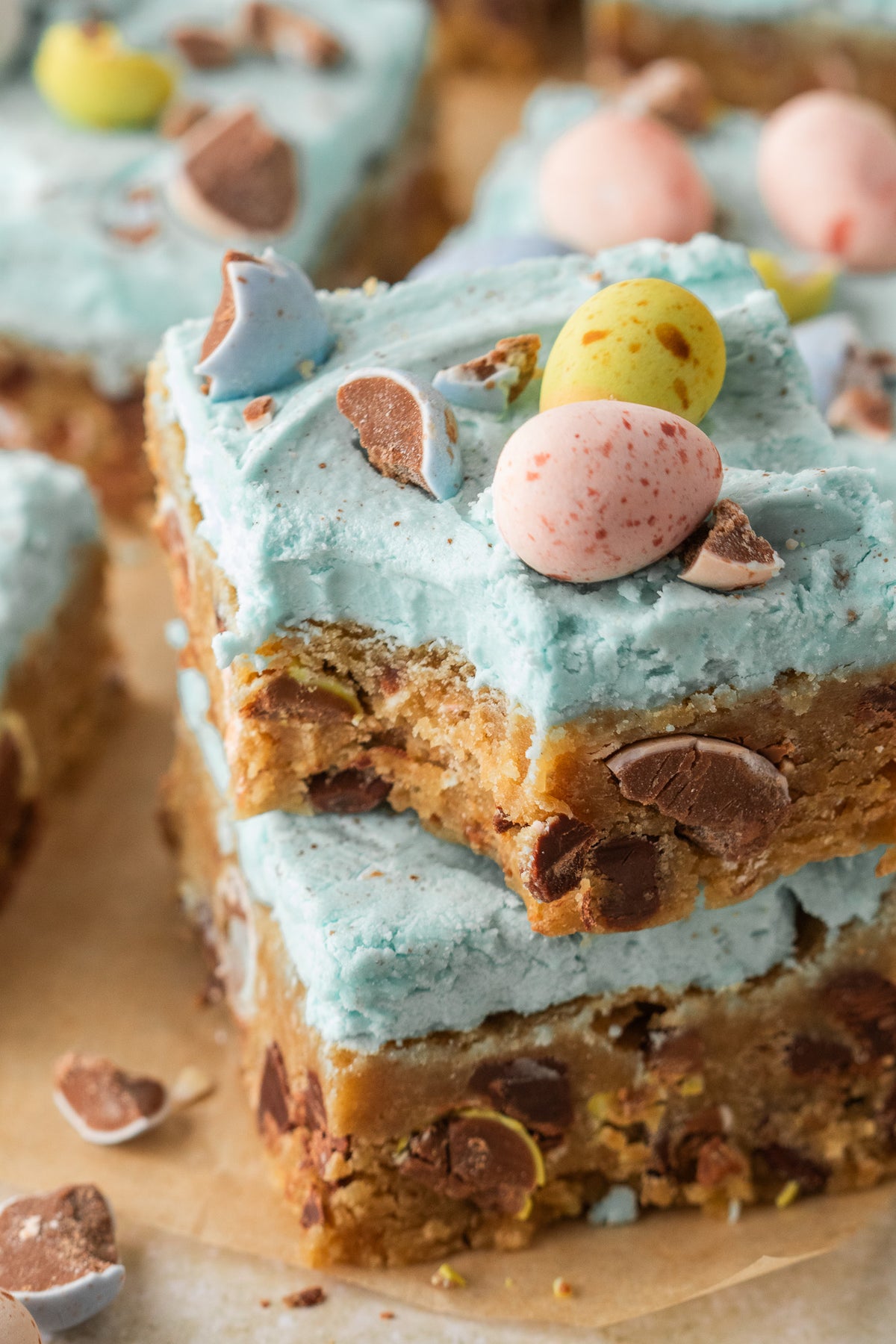 Cadbury Egg Cookie Bars- Exclusive