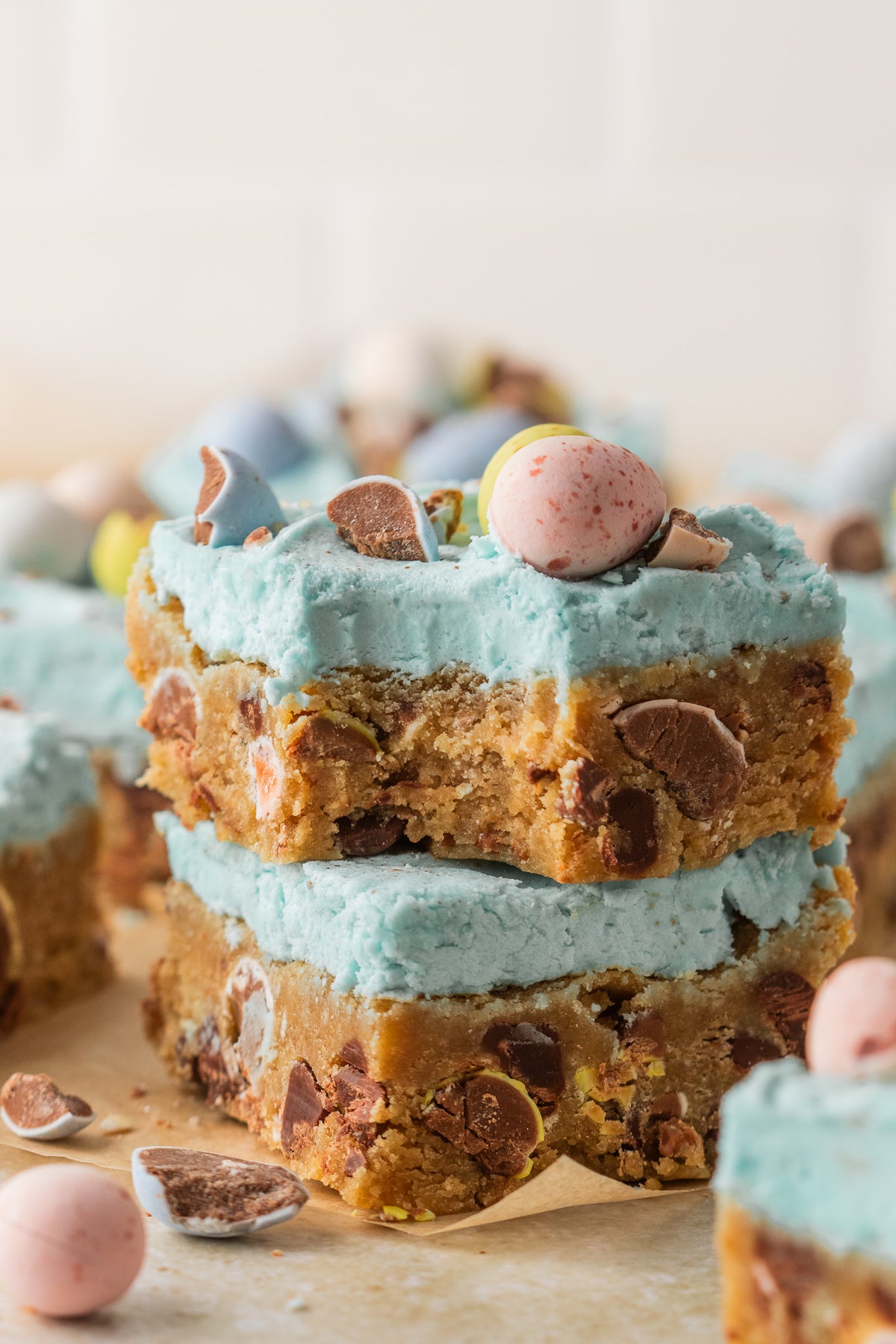 Cadbury Egg Cookie Bars- Exclusive