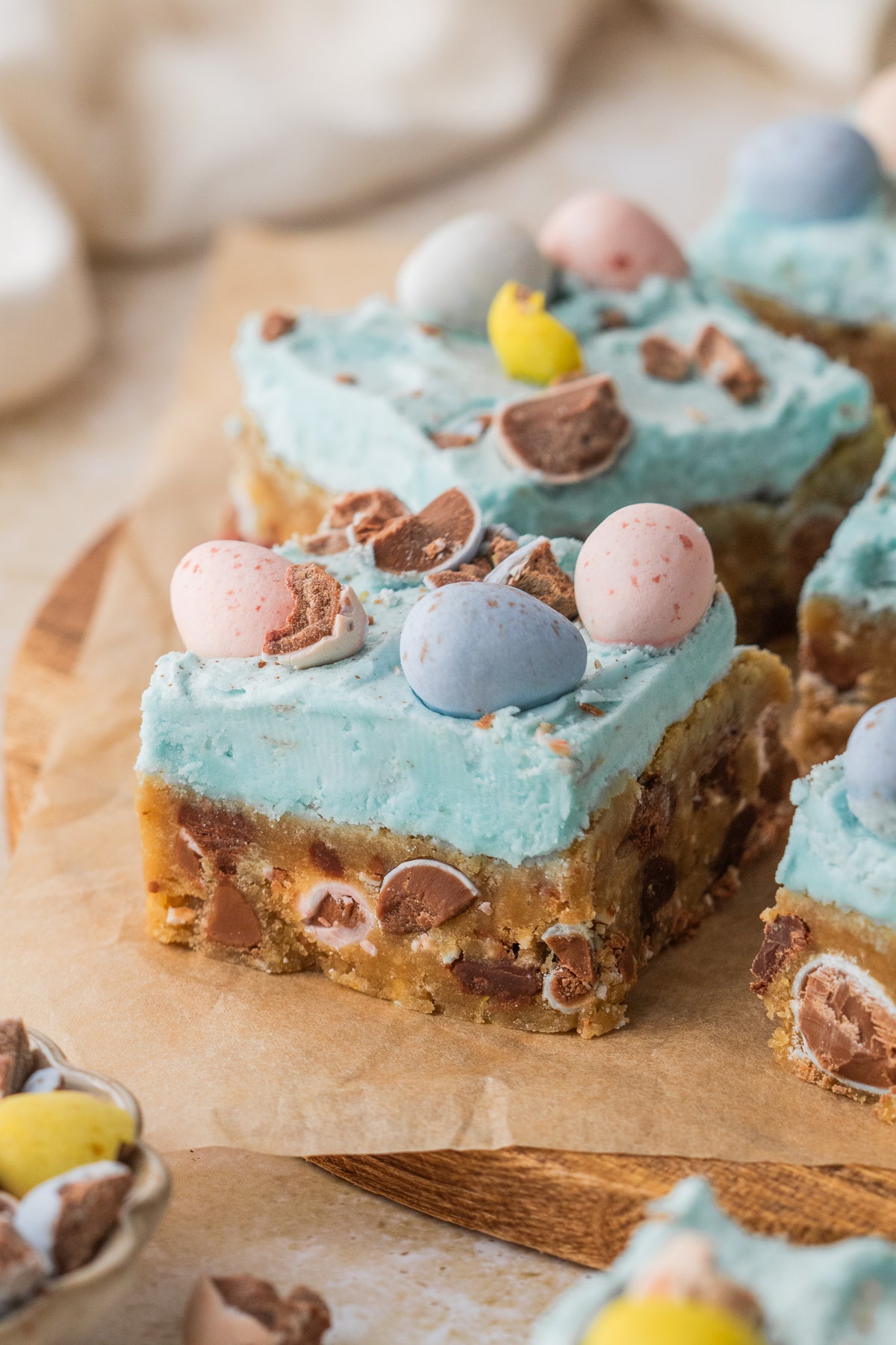 Cadbury Egg Cookie Bars- Exclusive