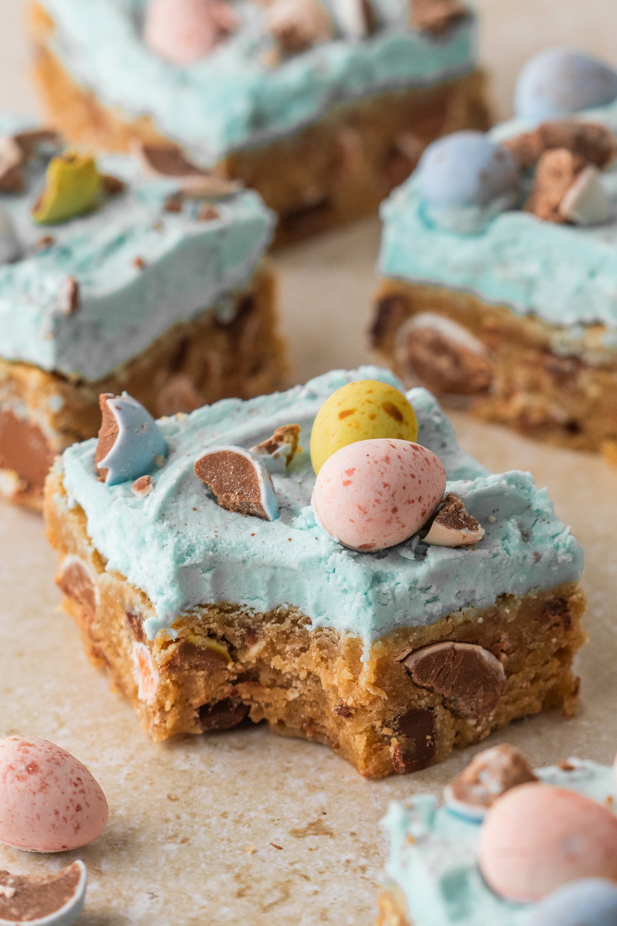 Cadbury Egg Cookie Bars- Exclusive