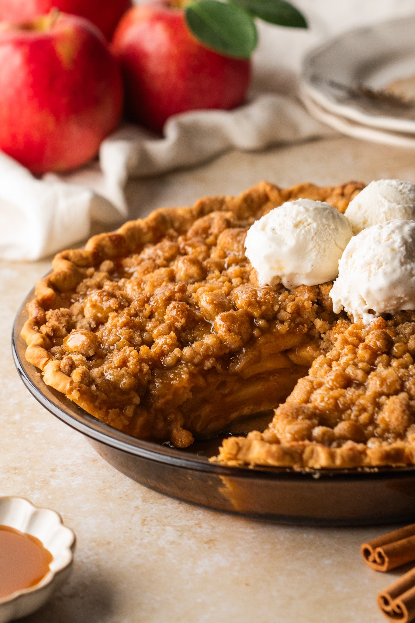 Dutch Caramel Apple Pie- Exclusive