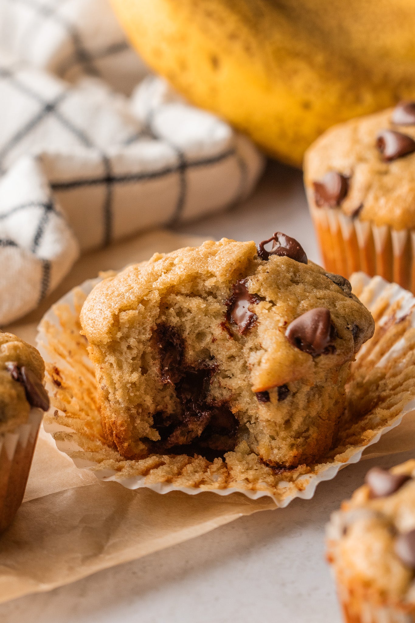 Chocolate Chip Banana Bread Muffins- Exclusive