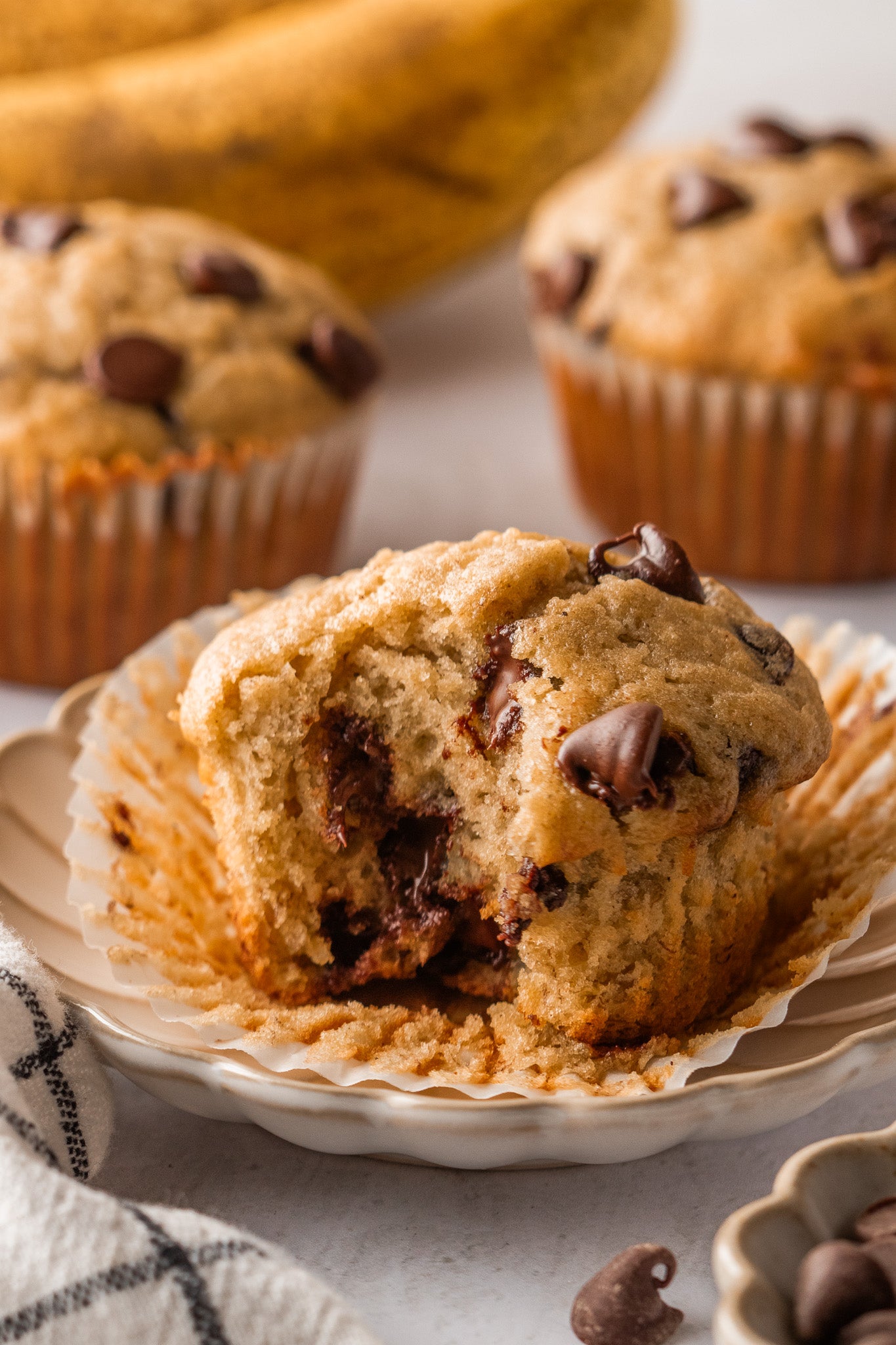 Chocolate Chip Banana Bread Muffins- Exclusive