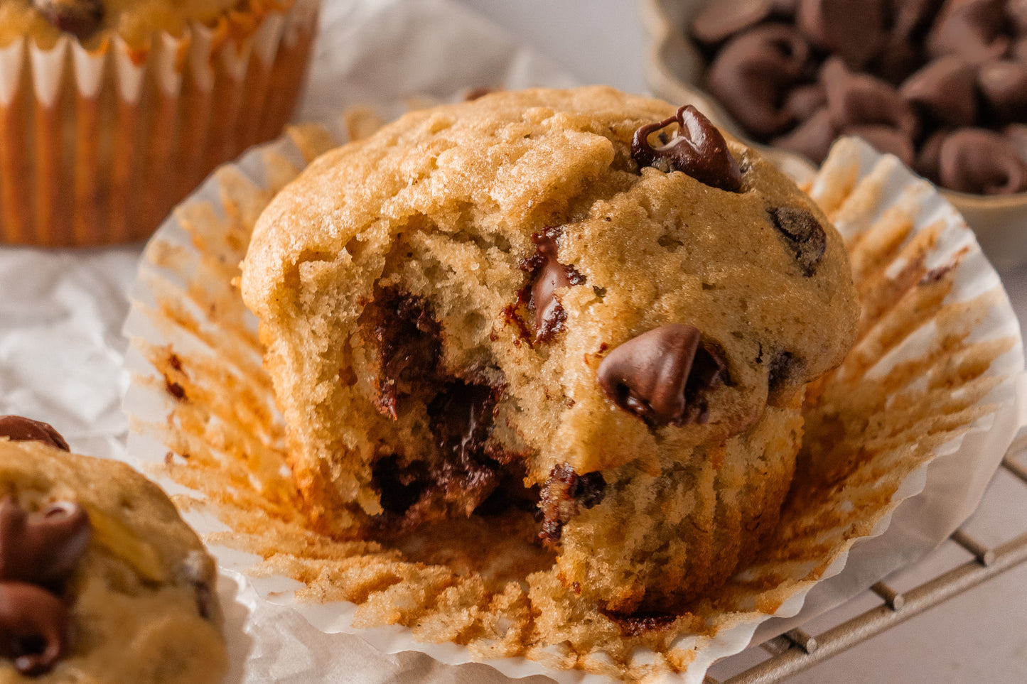 Chocolate Chip Banana Bread Muffins- Exclusive